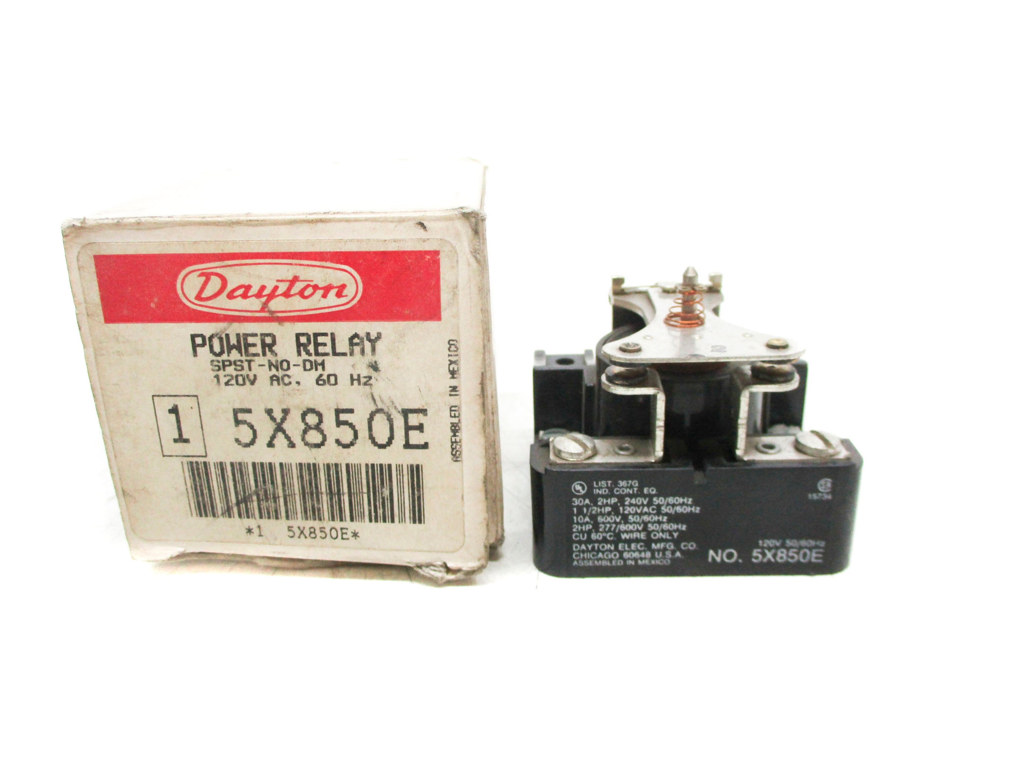 DAYTON 5X850E 120VAC NSMP