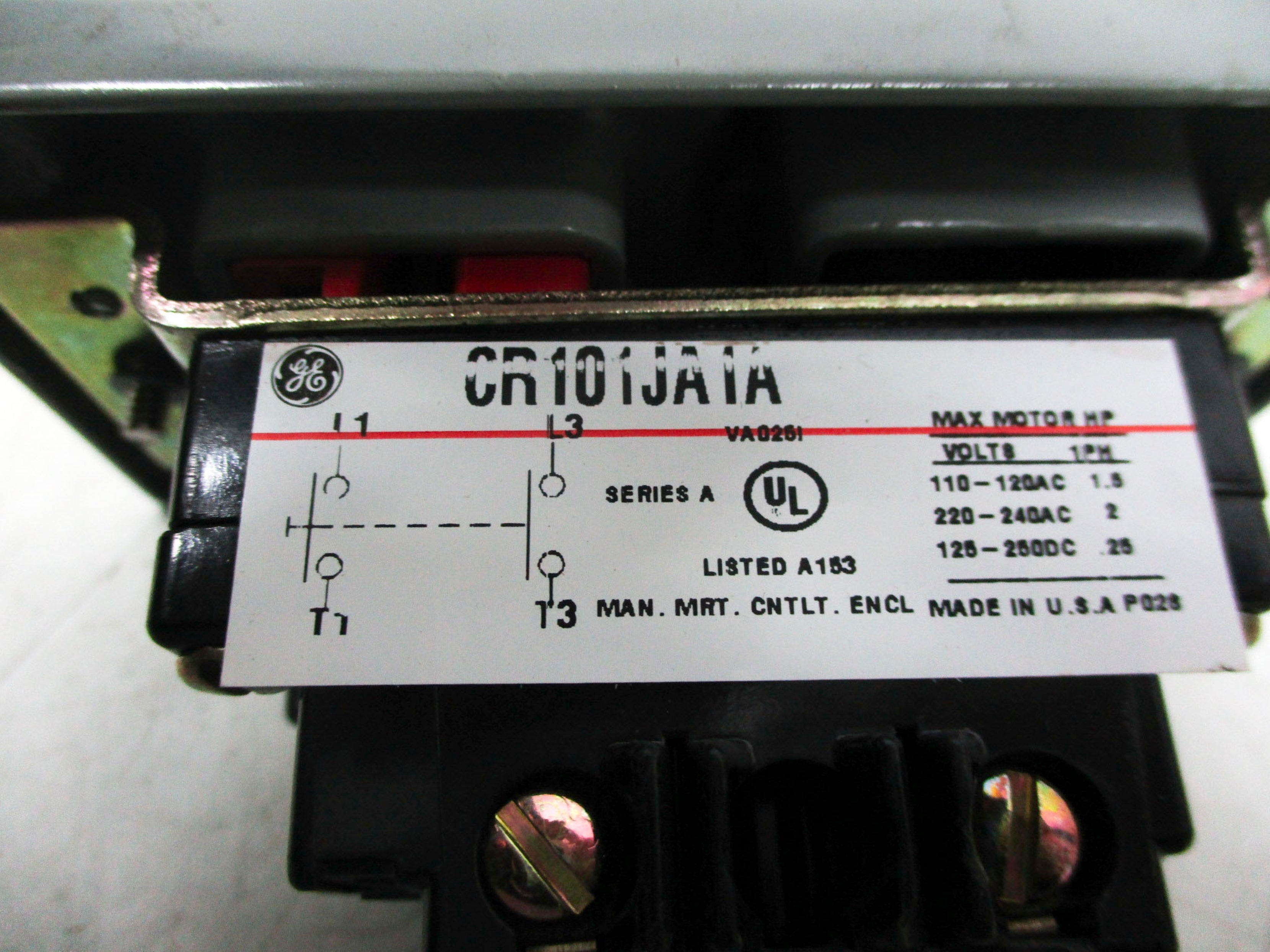 GENERAL ELECTRIC CR101JA1A SER. B NSMP