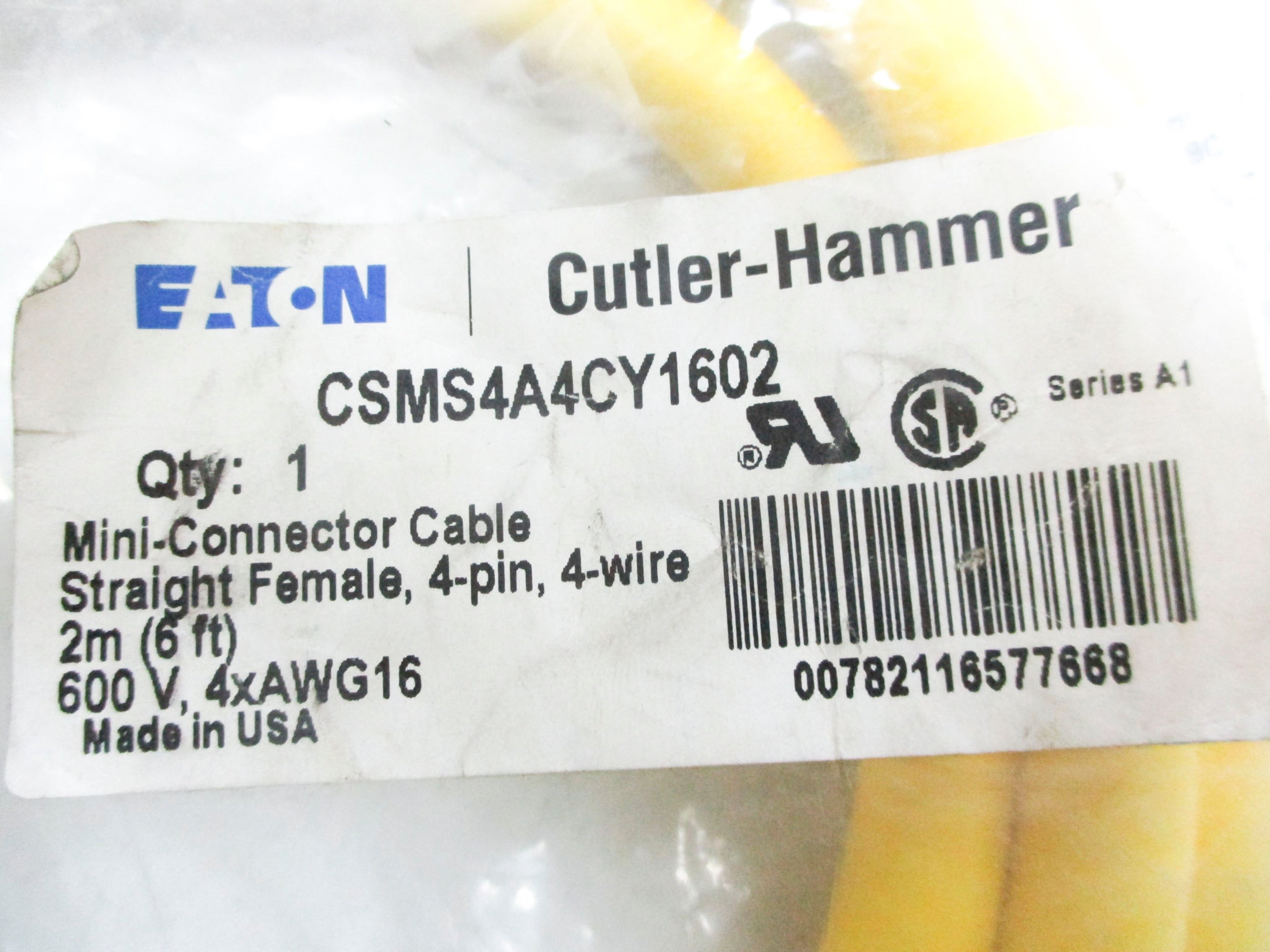 CUTLER HAMMER CSMS4A4CY1602 SER. A1 NSMP