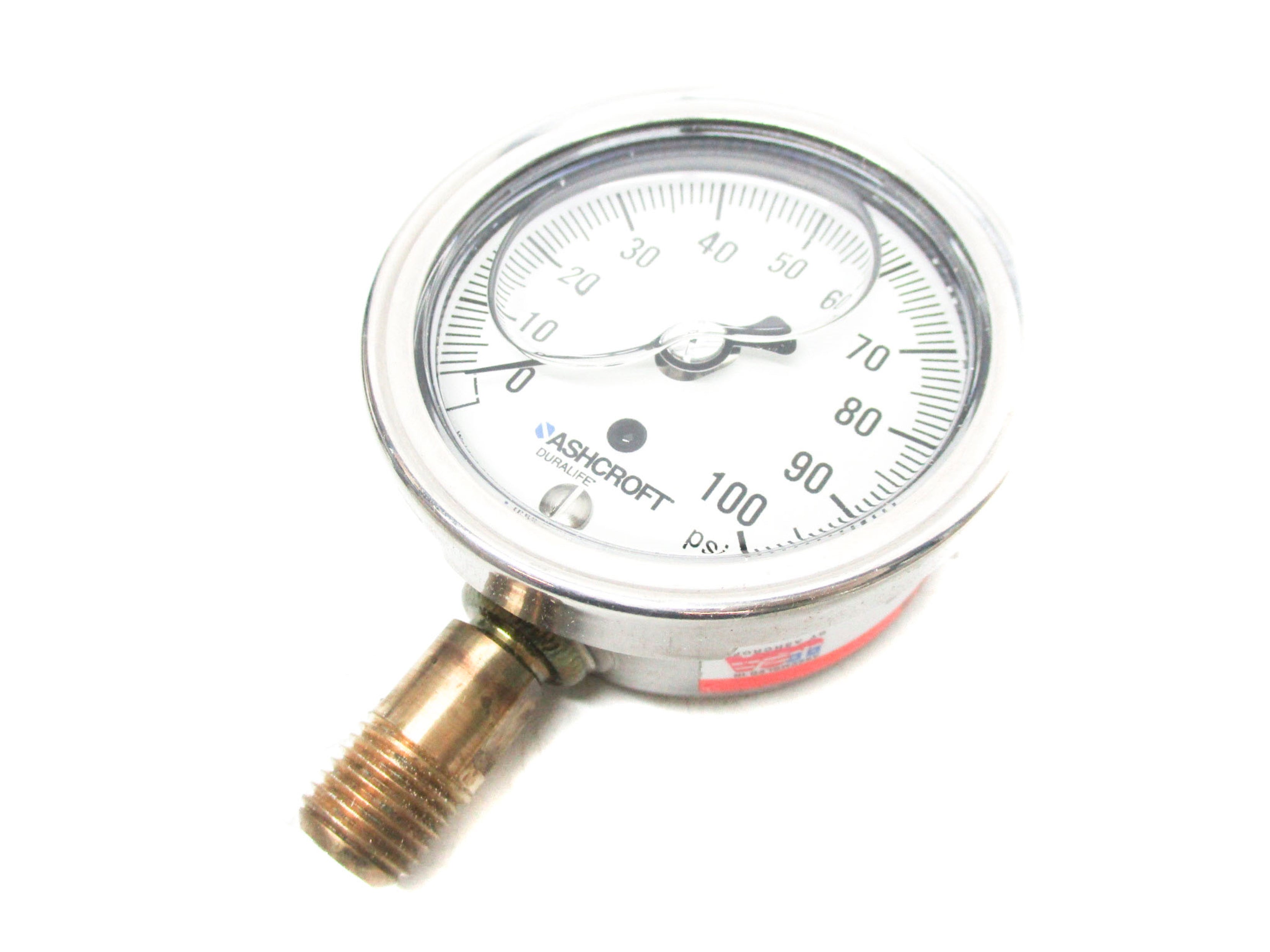 ASHCROFT 25-1009-AWL-02L-100 0-100PSI NSMP
