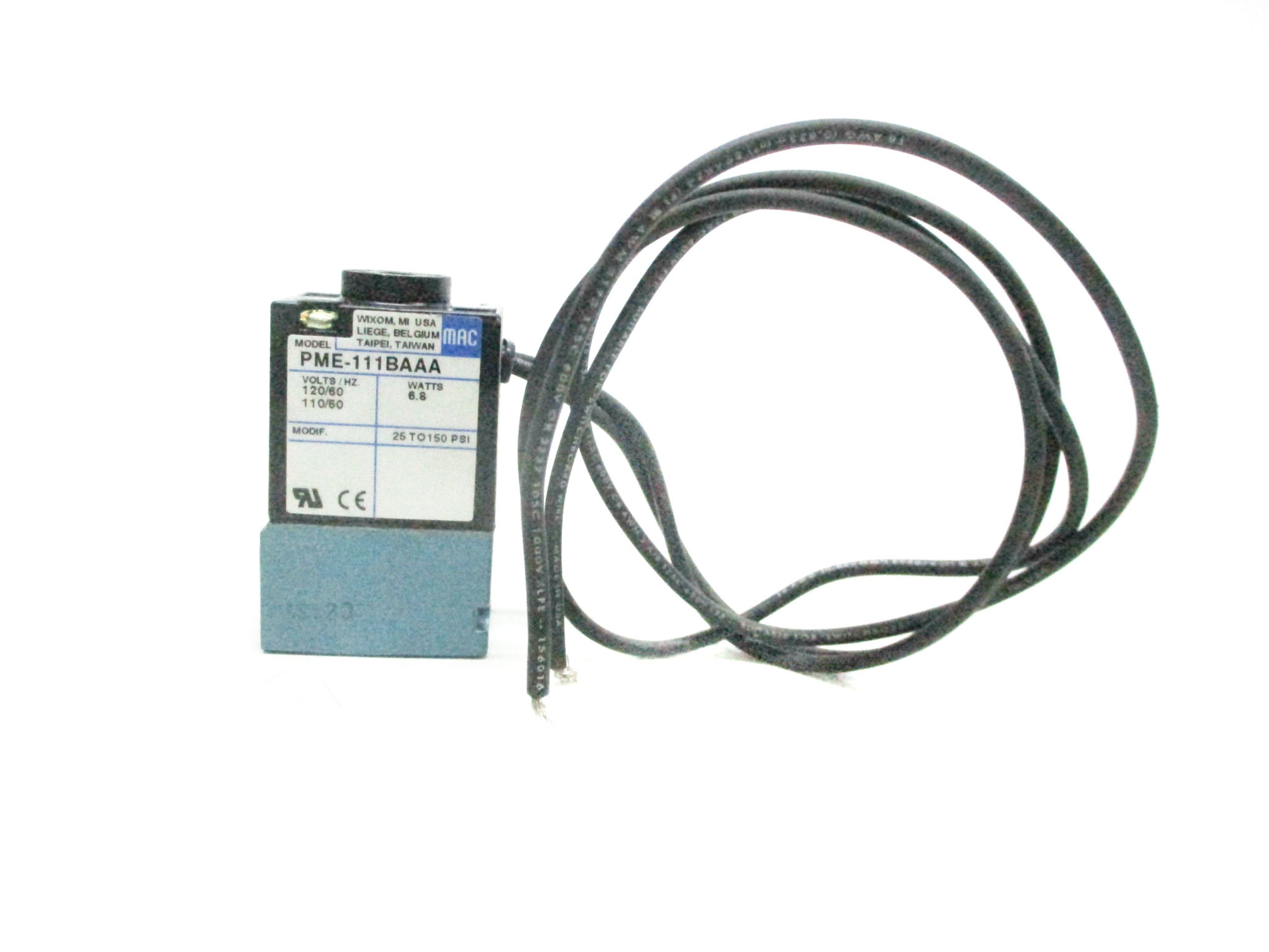 MAC PME-111BAAA 110/50 120/60 25-150PSI NSNP