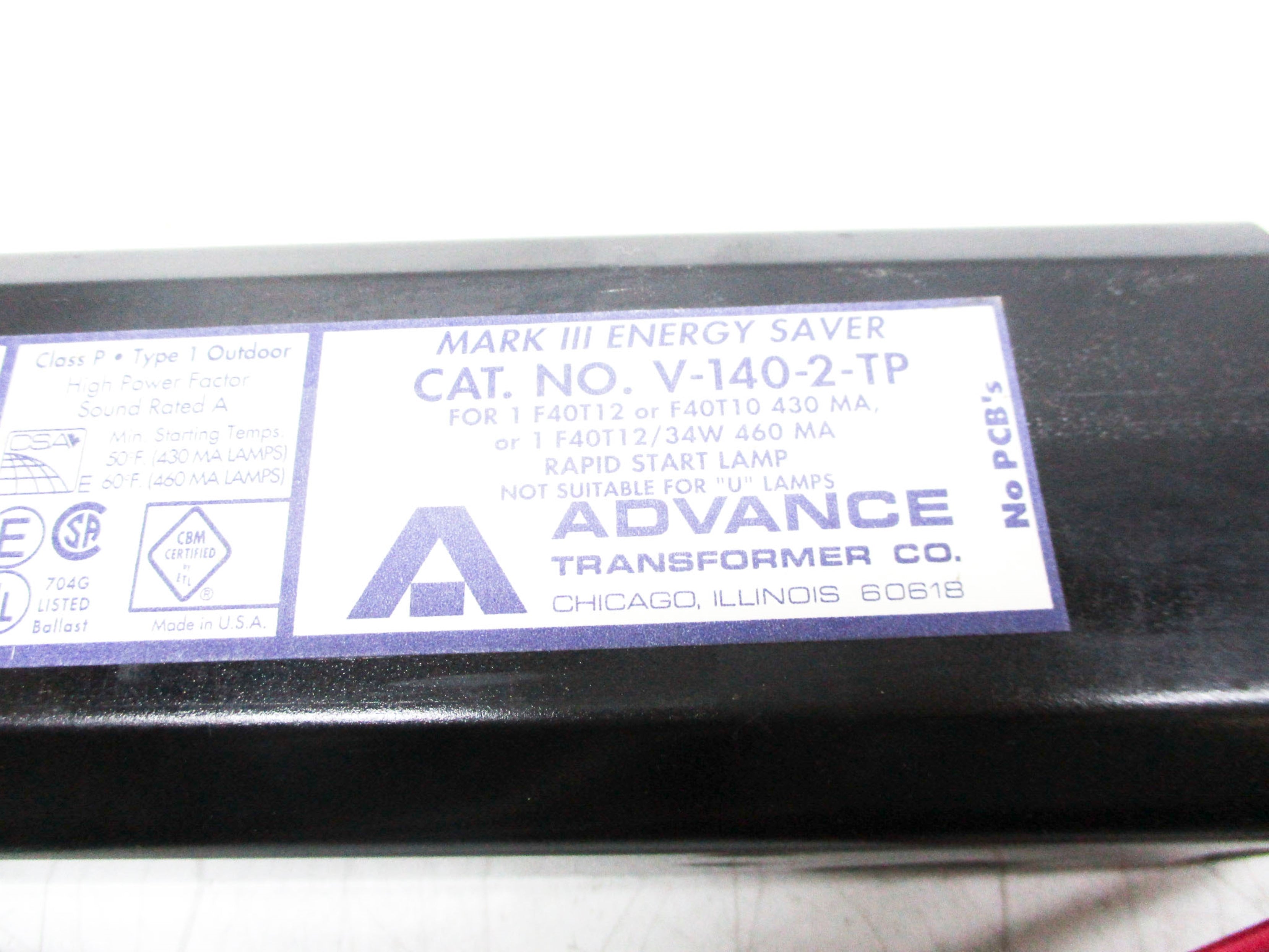 ADVANCE V-140-2-TP UNMP