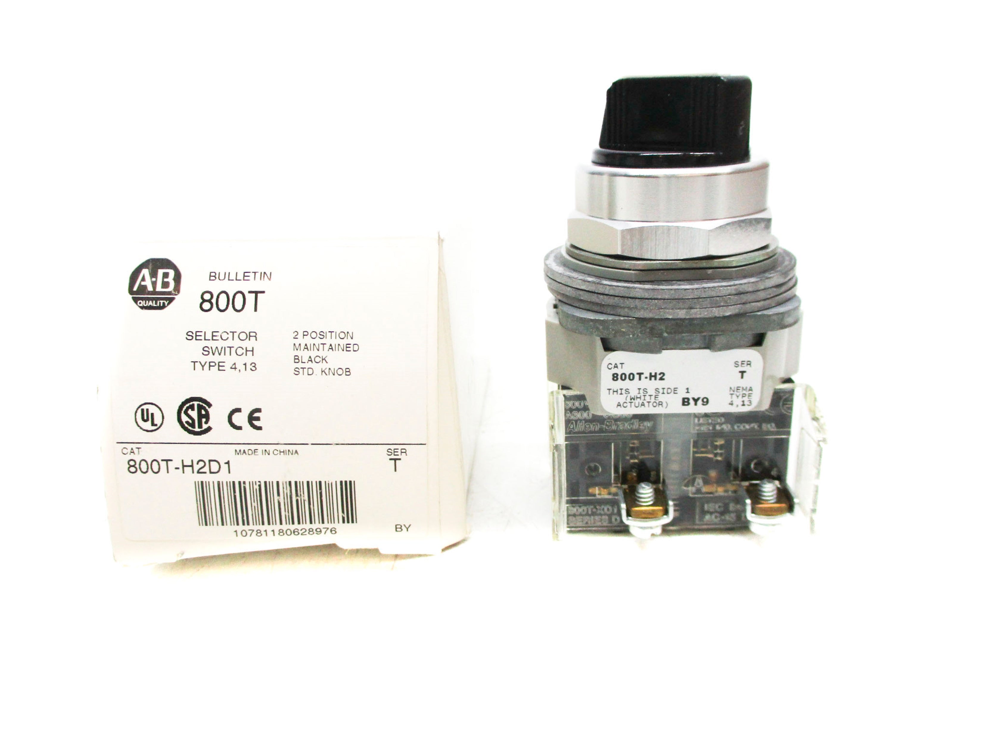 ALLEN BRADLEY 800T-H2D1 SER. T (WH) NSMP