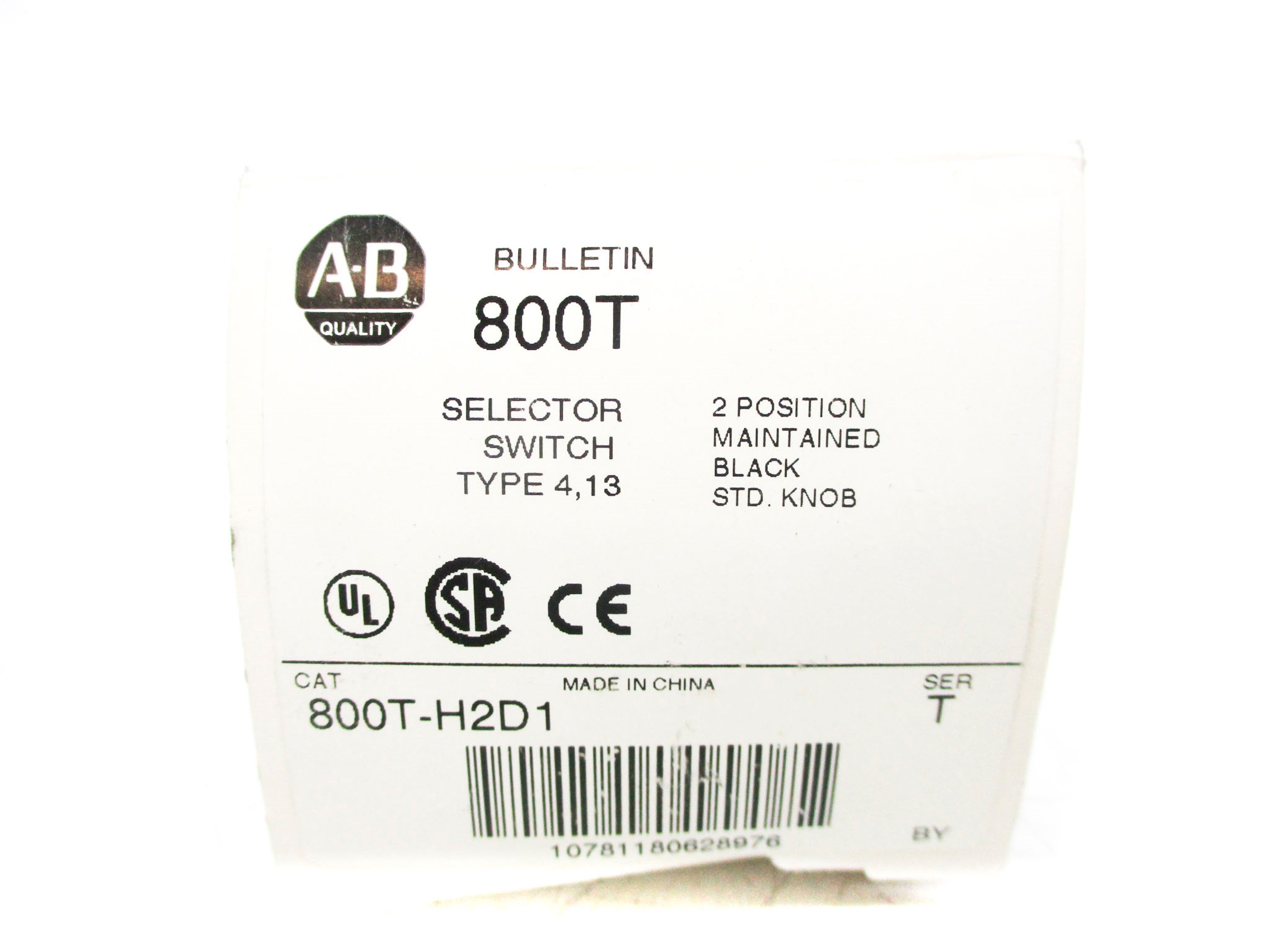 ALLEN BRADLEY 800T-H2D1 SER. T (WH) NSMP