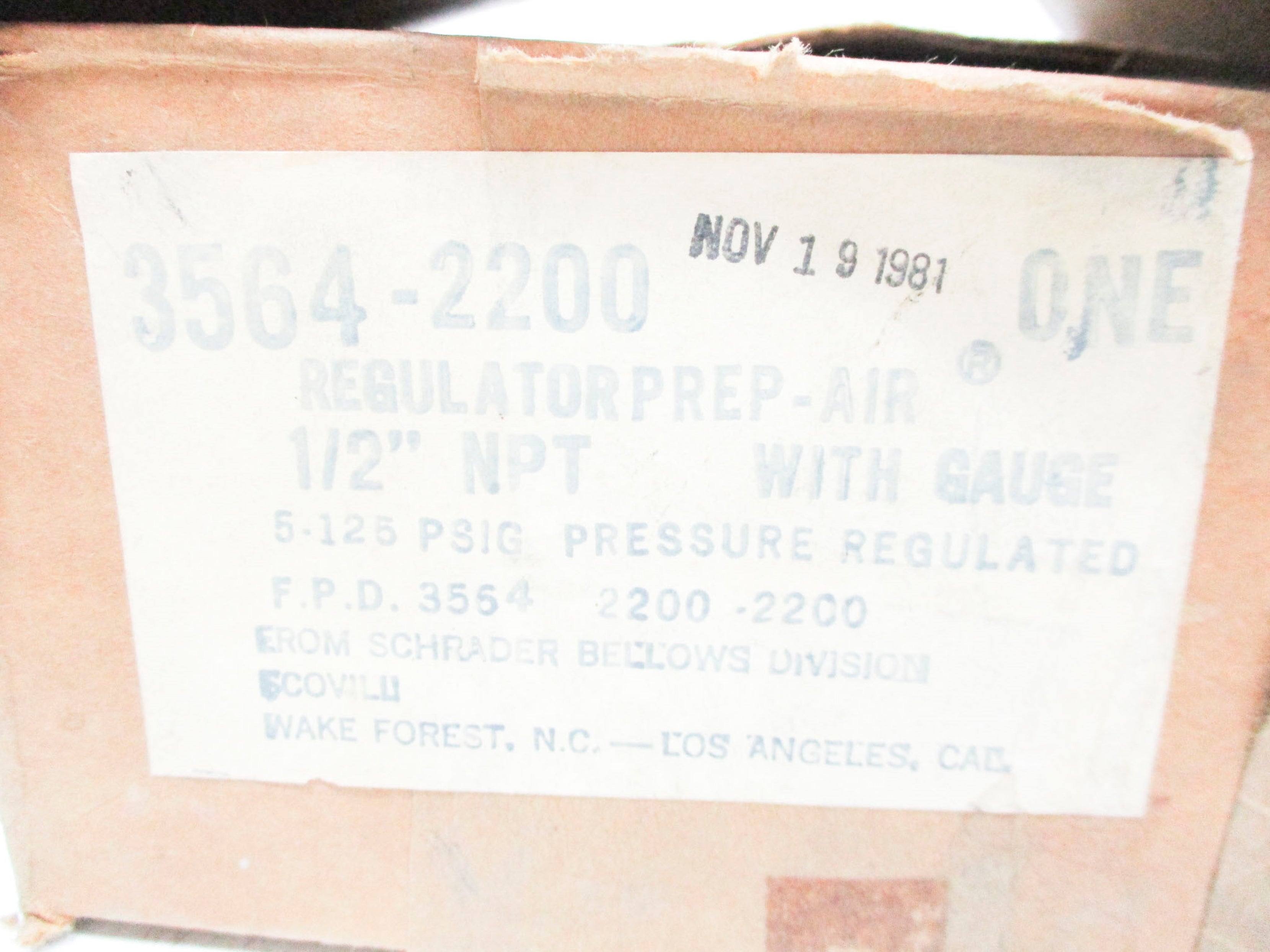 SCHRADER BELLOWS 3564-2200 NSMP