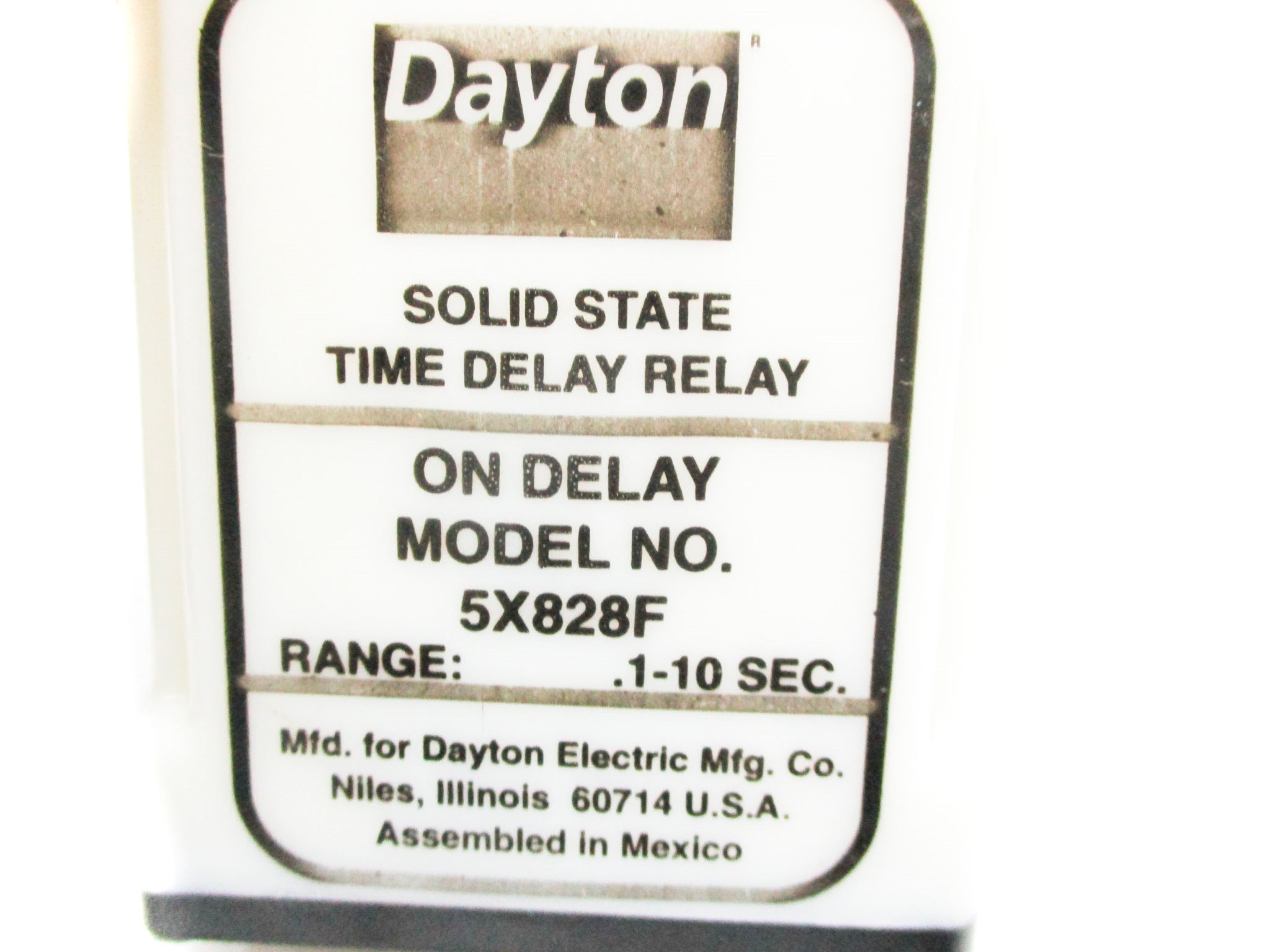 DAYTON 5X828F 120VAC UNMP