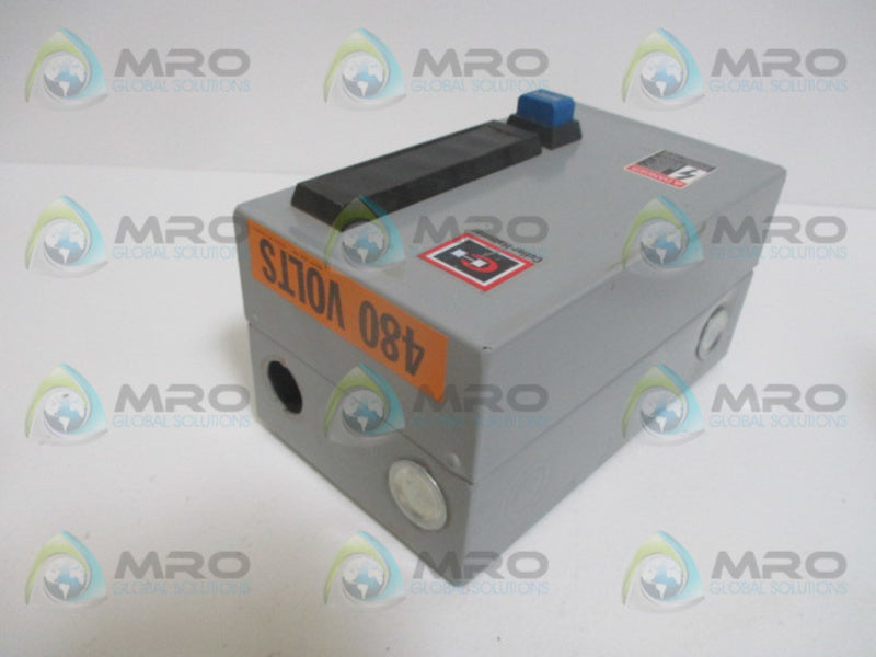 CUTLER HAMMER ECN0501AAA SER. A1 MOTOR STARTER *USED*