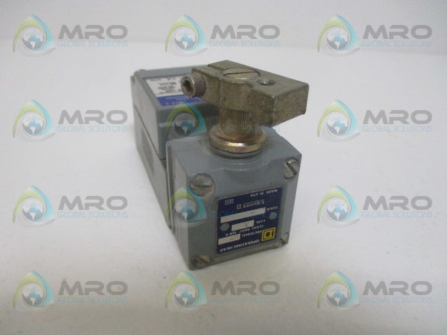 SQUARE D 9007C54A2 SER. A LIMIT SWITCH *USED*