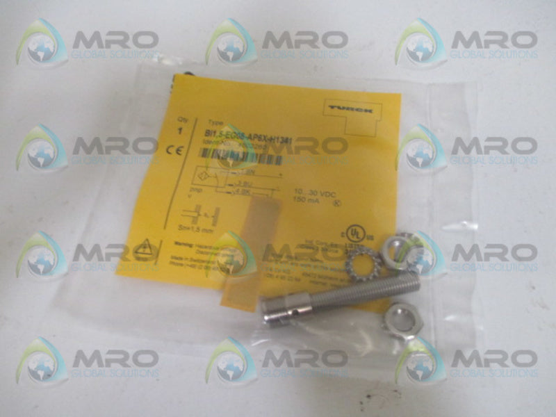 TURCK BI1,5-EG08-AP6X-H1341 PROXIMITY SWITCH * NEW IN FACTORY BAG *