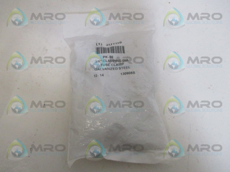 INDUSTRIAL MRO 2UTD9 STEEL TUBE CLAMP 3/8" (PKG OF 50) *NEW IN FACTORY BAG*