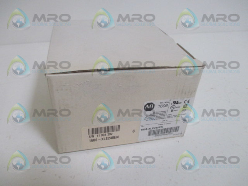 ALLEN BRADLEY 1606-XLE240EN SER. A DC POWER SUPPLY *NEW IN BOX*