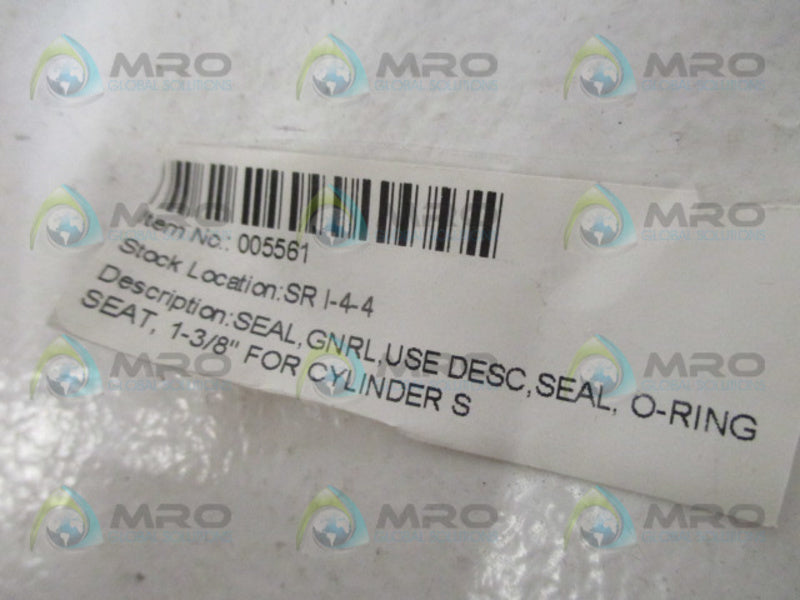 INDUSTRIAL MRO 005561 SEAL O-RING 1-3/8" *NEW NO BOX*