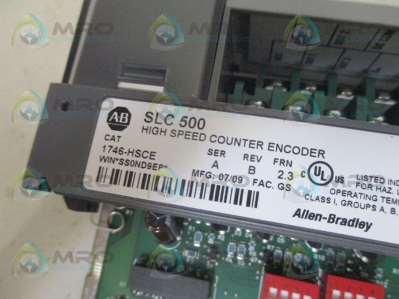 ALLEN BRADLEY SLC 500 1746-HSCE SER. A F/W 2.3 HIGH SPEED COUNTER *NEW IN BOX*