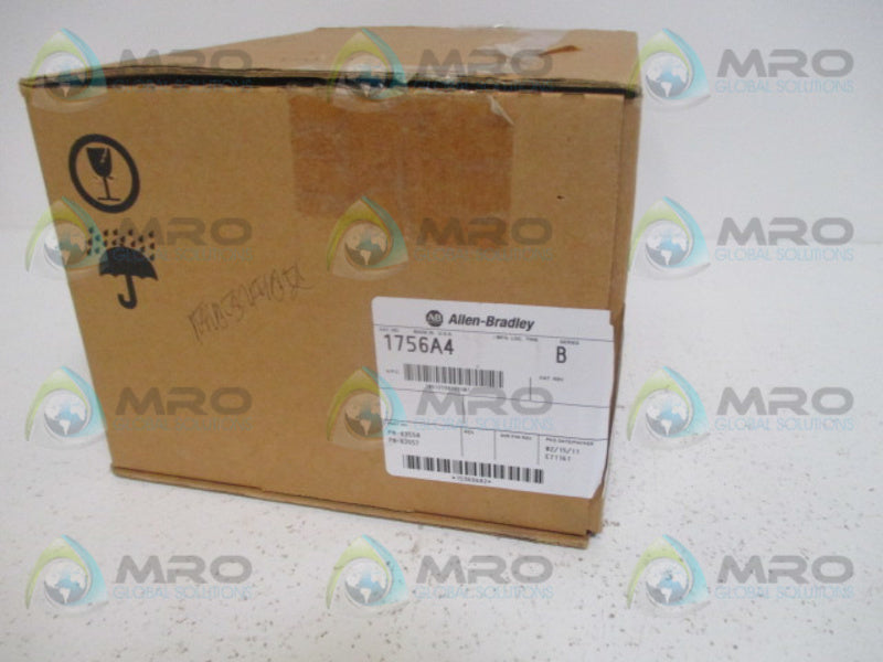 ALLEN BRADLEY 1756A4 SER. B 4 SLOT CHASSIS *NEW IN BOX*