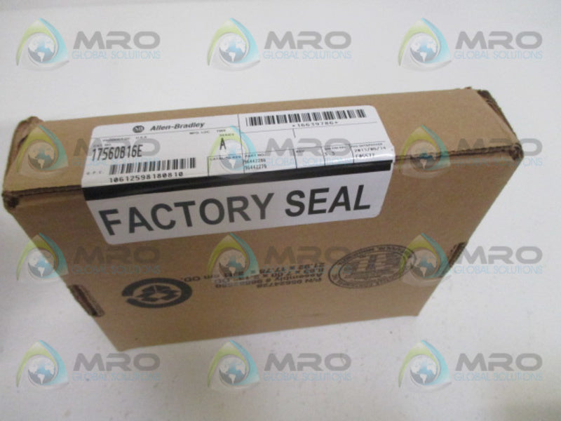 ALLEN BRADLEY 1756-OB16E SER. A F/W 3.3 DATE: 2011 * FACTORY SEALED *