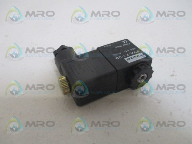 PARKER PVA-F1.2B SOLENOID VALVE 24VDC *NEW NO BOX*