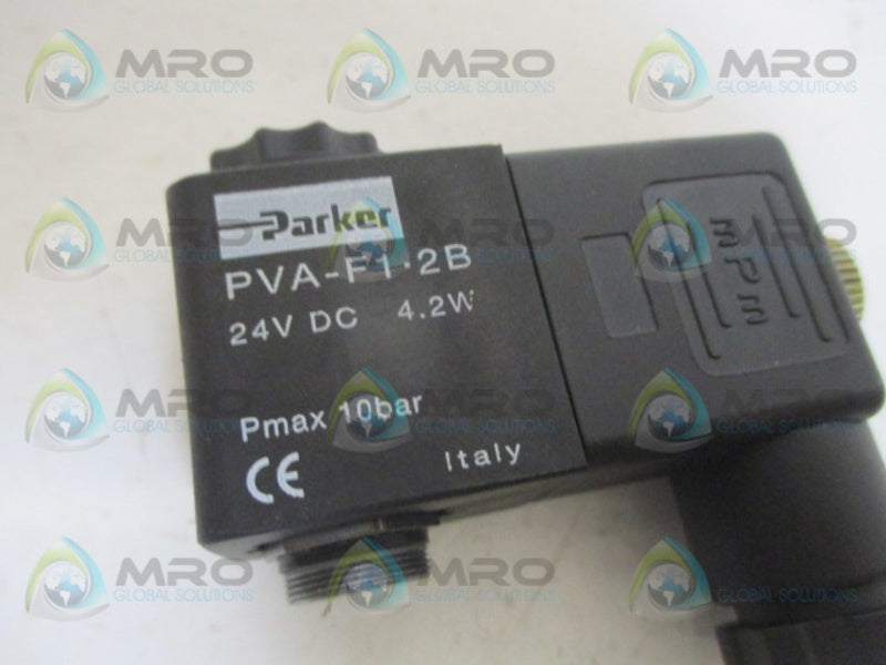 PARKER PVA-F1.2B SOLENOID VALVE 24VDC *NEW NO BOX*