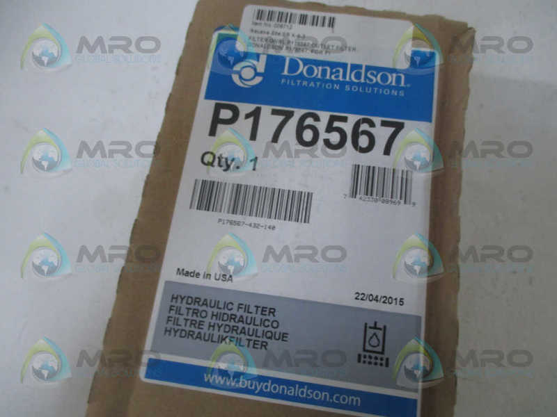 DONALDSON P176567 HYDRAULIC FILTER *NEW IN BOX*