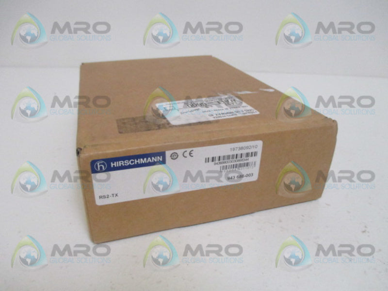 HIRSCHMANN RAIL SWITCH RS2-TX *NEW IN BOX *