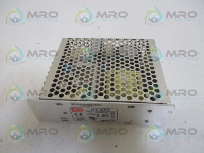 MEAN WELL RT-65C SWITCH POWER SUPPLY *USED*