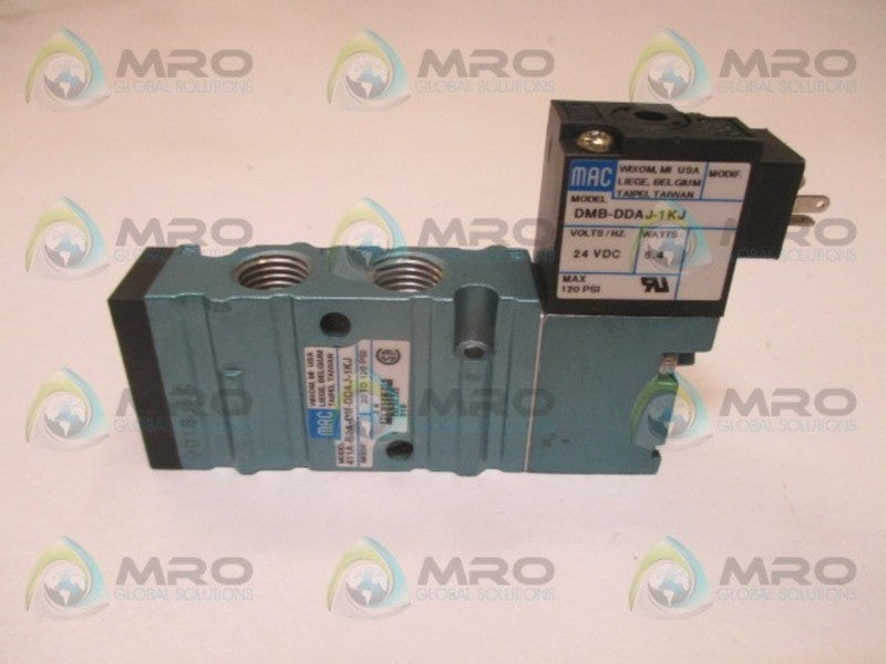 MAC 411A-B0A-DM-DDAJ-1KJ SOLENOID VALVE 24VDC *USED*
