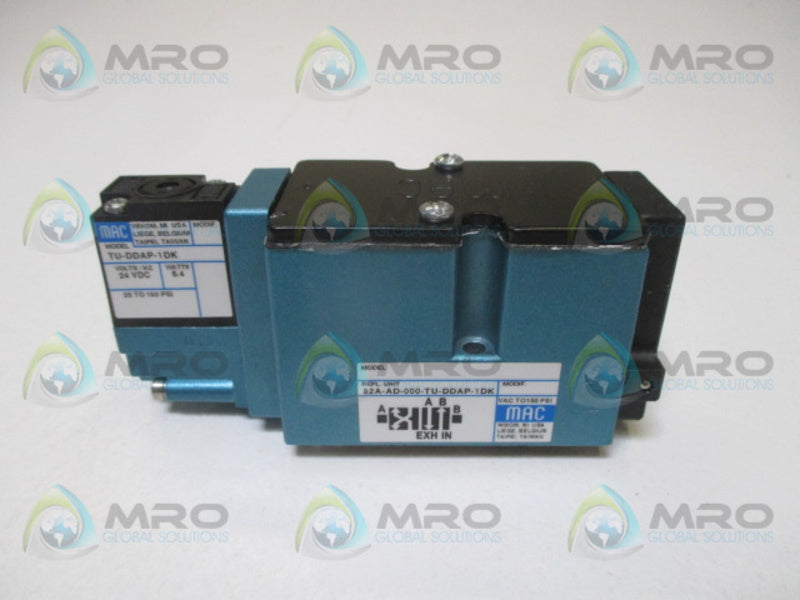 MAC 82A-AD-000-TU-DDAP-1DK VALVE 24VDC *NEW NO BOX*