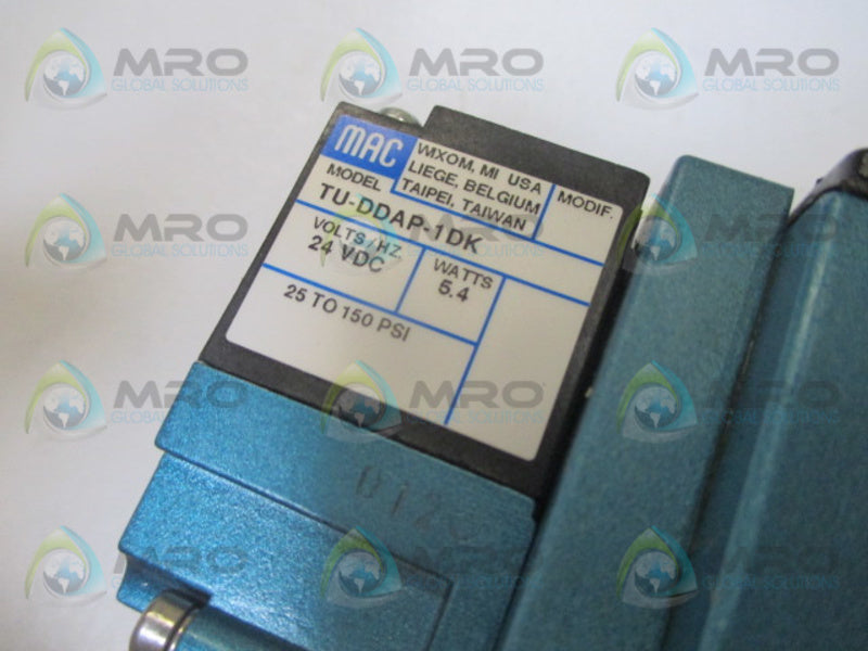 MAC 82A-AD-000-TU-DDAP-1DK VALVE 24VDC *NEW NO BOX*