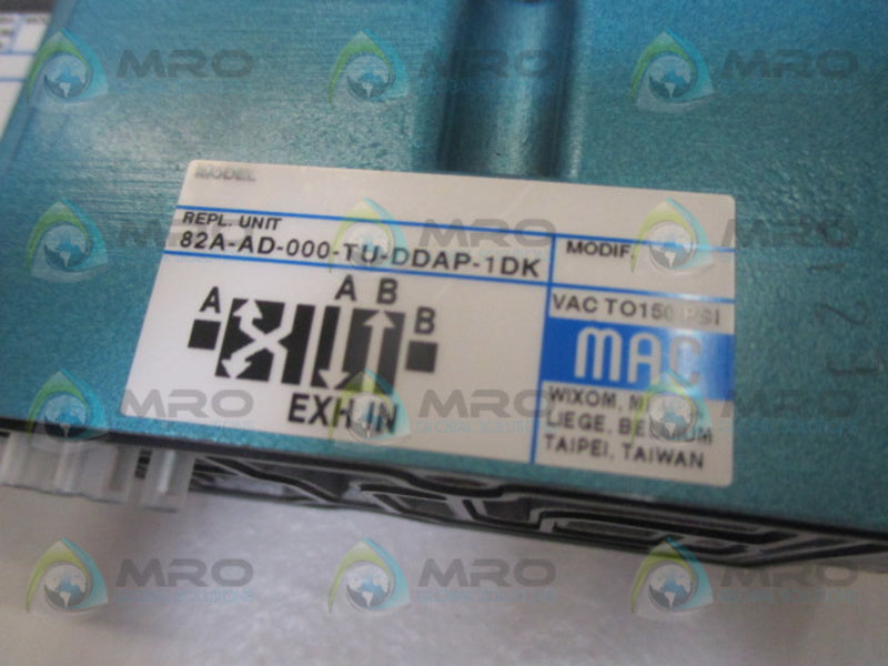 MAC 82A-AD-000-TU-DDAP-1DK VALVE 24VDC *NEW NO BOX*
