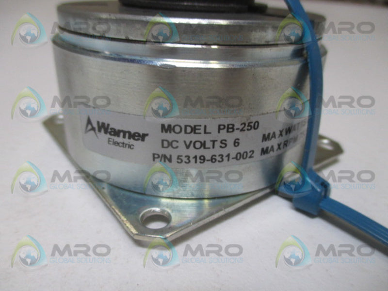 WARNER ELECTRIC PB-250 5319-631-002 BRAKE ASSEMBLY  *NEW NO BOX*