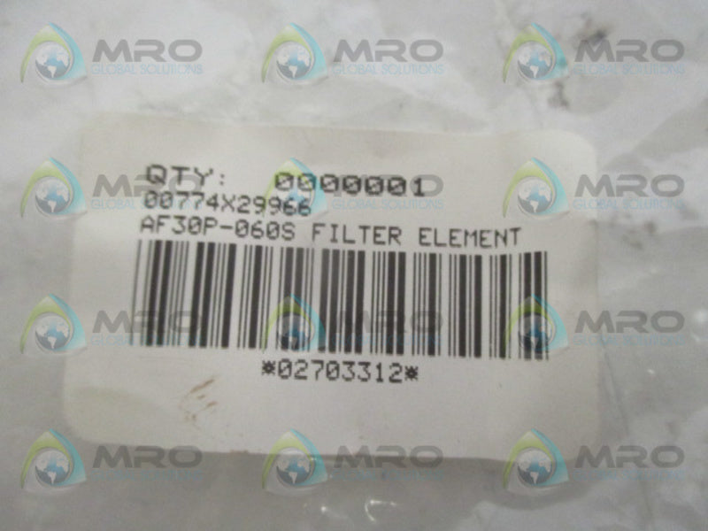 SMC AF30P-060S FILTER REPLACEMENT *NEW NO BOX*