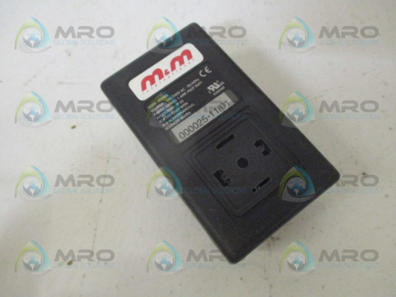 M&M AT2000 000025-11/01 TEST PIECE 120/240VAC *USED*