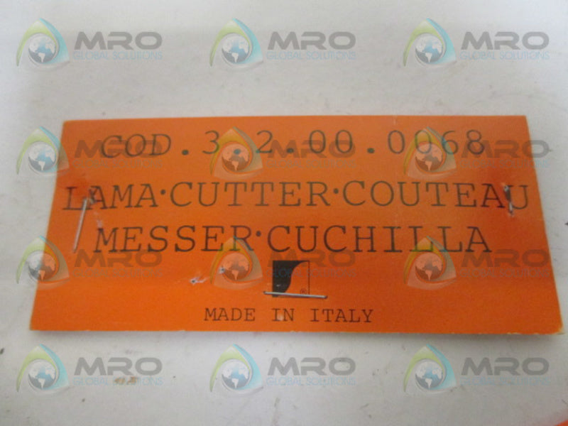 LAMA COD3.2.00.068 CUTTER *NEW IN ORIGINAL PACKAGE*