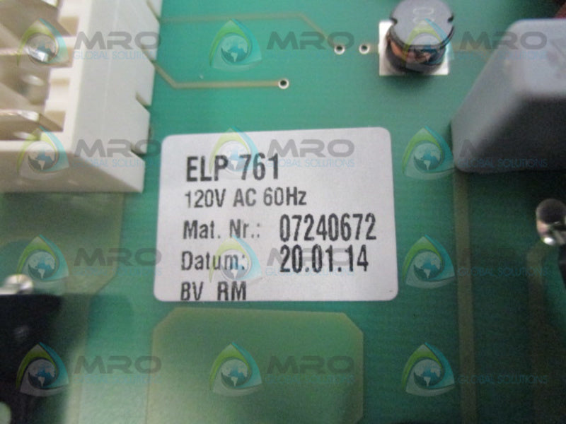 MIELE ELECTRONIC ELP761 POWER CONTROL BOARD 120VAC *NEW NO BOX*