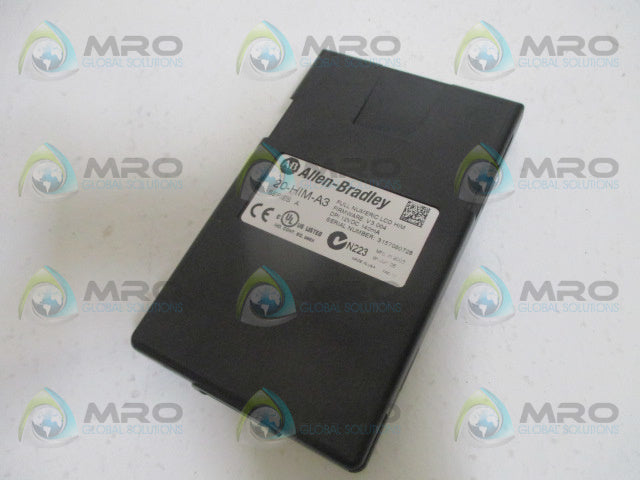 ALLEN BRADLEY POWERFLEX 20-HIM-A3 SER. A F/W 3.004 KEYPAD MODULE *NEW NO BOX*