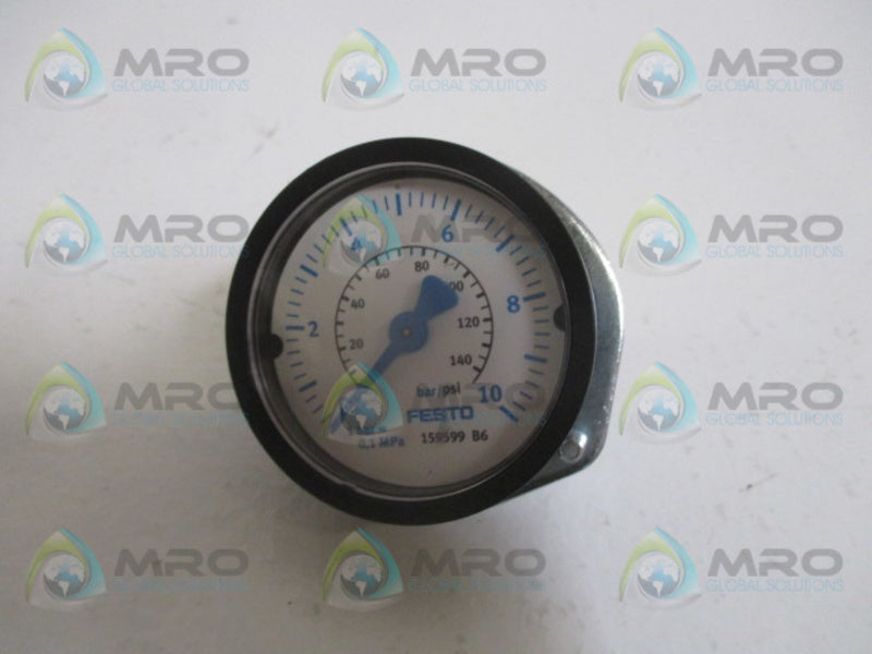 FESTO 159599 GAUGE 10BAR / 100 PSI *NEW NO BOX*