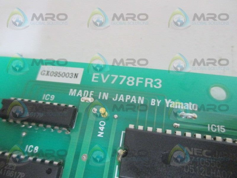 YAMATO EV778FR3 CIRCUIT BOARD *NEW NO BOX*