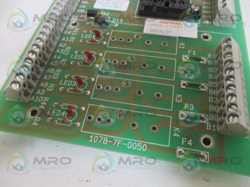 WATLOW 1078-7F-0050 CIRCUIT BOARD *NEW NO BOX*