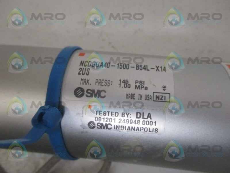 SMC NCDGUA40-1500-B54L-X14 CYLINDER *NEW NO BOX*
