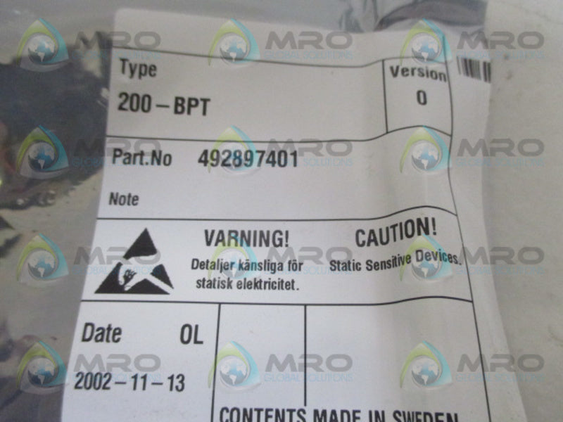 INDUSTRIAL MRO 200-BPT ACCESSORIES 492897401 *NEW NO BOX*