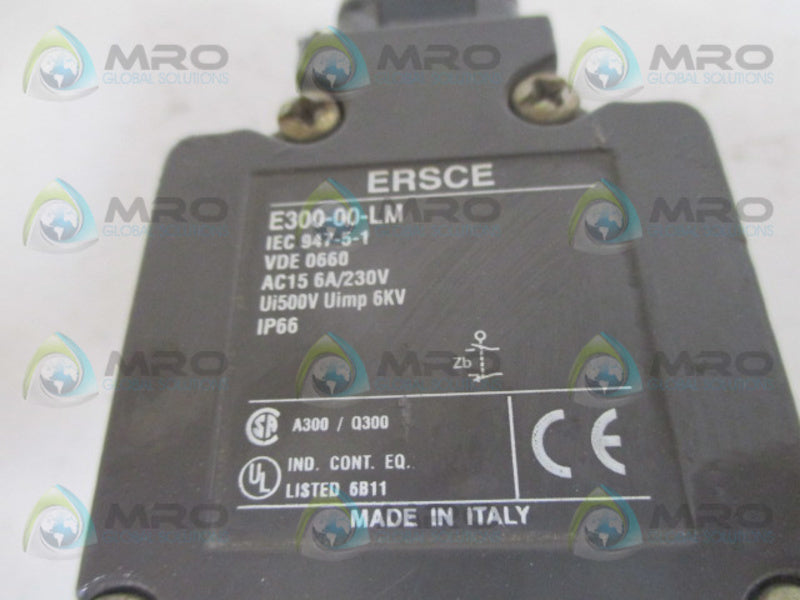 ERSCE E300-00-LM LIMIT SWITCH *USED*
