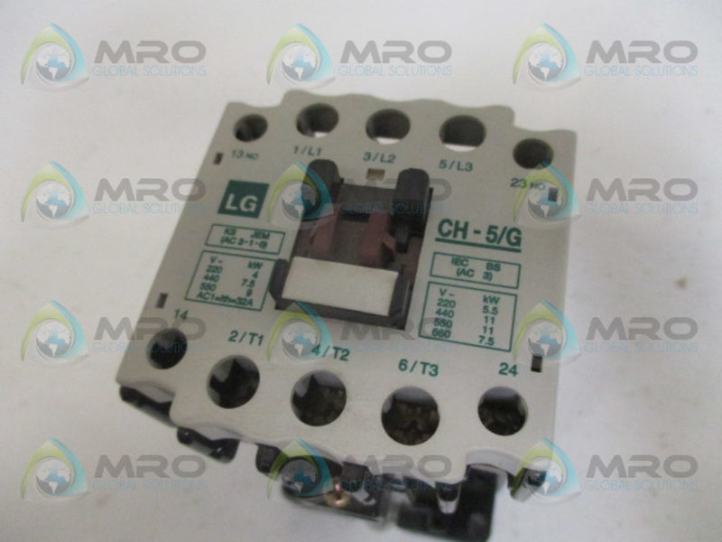 LG CH-5/G MAGNETIC CONTACTOR 24VDC *NEW NO BOX*