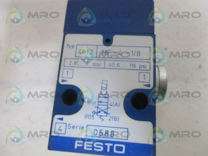 FESTO MF-4-1/8 SOLENOID VALVE  NSMP