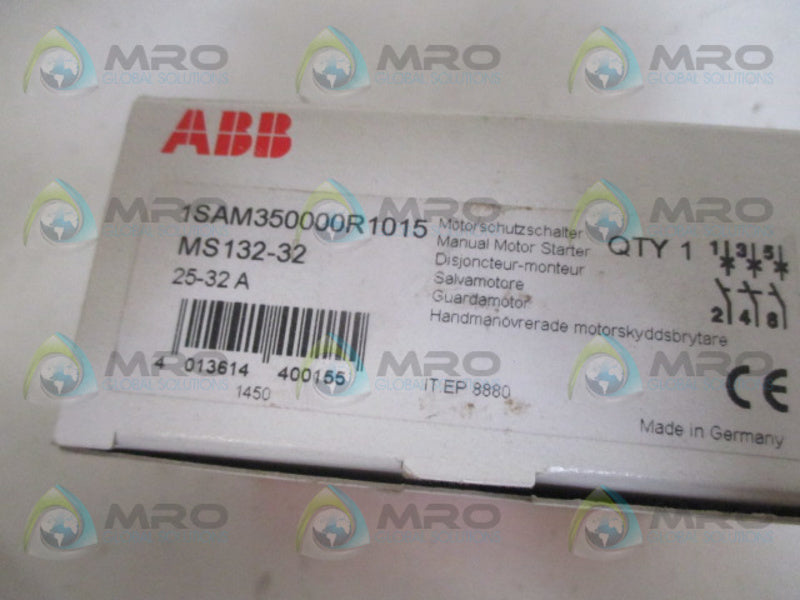 ABB MS132-32 MANUAL MOTOR STARTER 25-32A *NEW IN BOX*