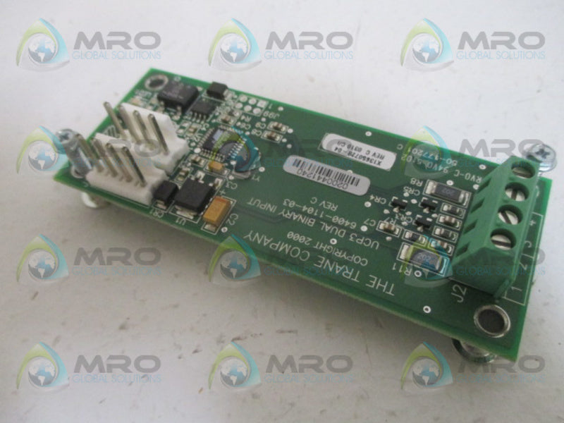 TRANE 6400-1104-03 DUAL BINARY INPUT MODULE *NEW NO BOX*