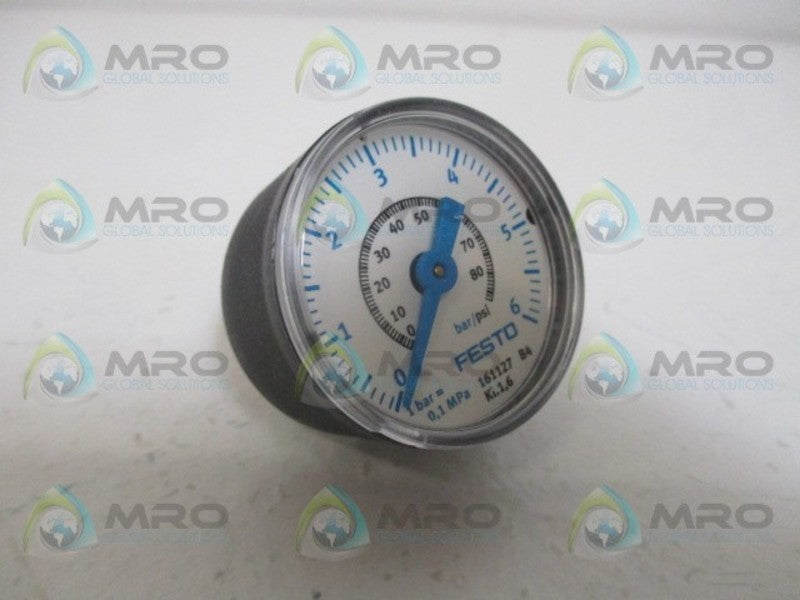 FESTO MAP-40-6-1/8-EN PRESSURE GAUGE 0-80PSI 0-6BAR *NEW IN BOX*