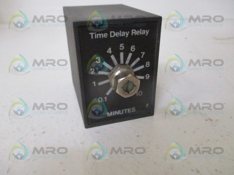 SSAC TRB120A3X600 TIME DELAY RELAY 120VAC 7-600 SEC. *USED*