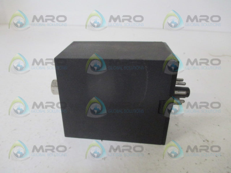 SSAC TRB120A3X600 TIME DELAY RELAY 120VAC 7-600 SEC. *USED*