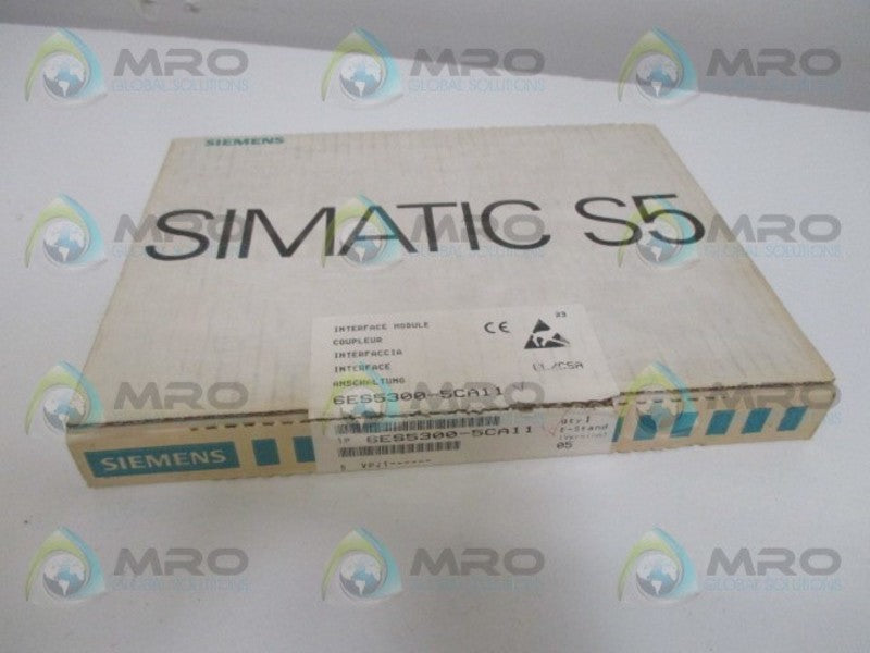 SIEMENS SIMATIC S5 6ES5300-5CA11 INTERFACE MODULE *NEW IN BOX*