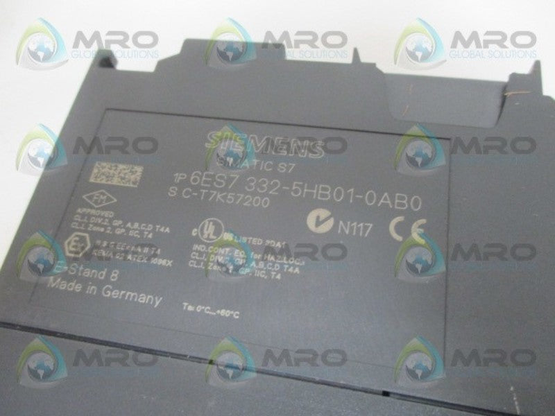 SIEMENS SIMATIC S7 6ES7332-5HB01-0AB0 ANALOG OUTPUT MODULE *NEW IN BOX*