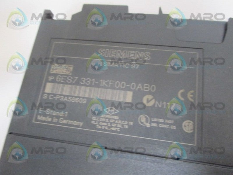 SIEMENS SIMATIC S5 6ES7331-1KF00-0AB0 ANALOG INPUT MODULE *NEW IN BOX*